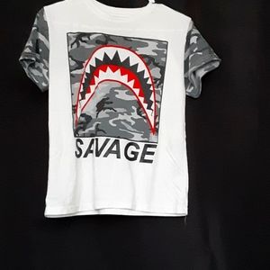 Savage shark t-shirt
